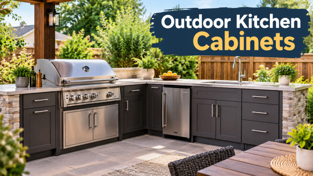outdoor kitchen cabinets